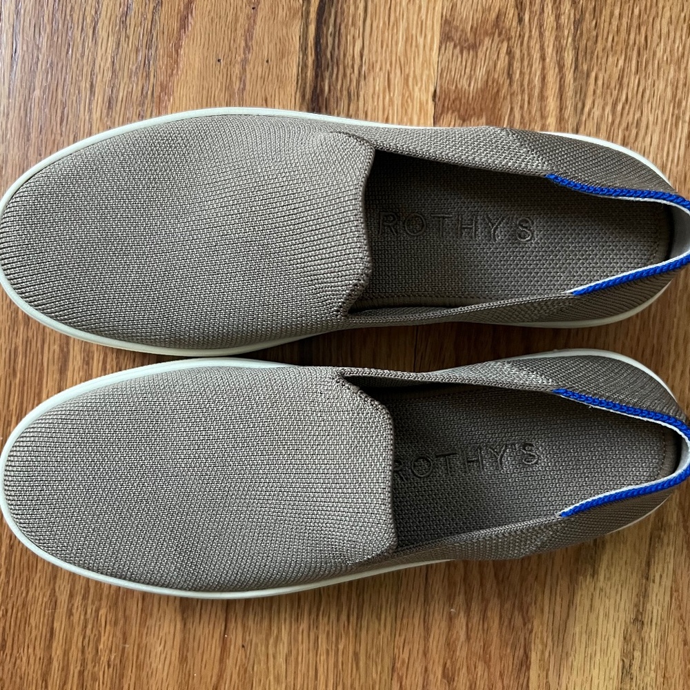 Rothy’s The original slip-on sneakers in Latte women’s size 7 - Picture 2 of 13